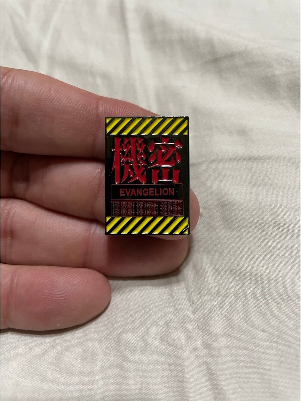 Evangelion enamel pin brooch anime
